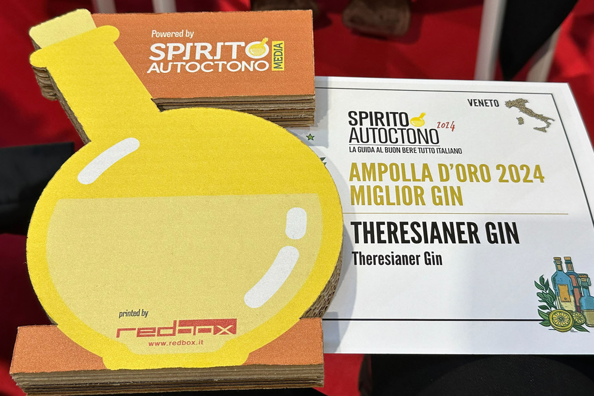 Theresianer Gin insignito dell’Ampolla d’Oro