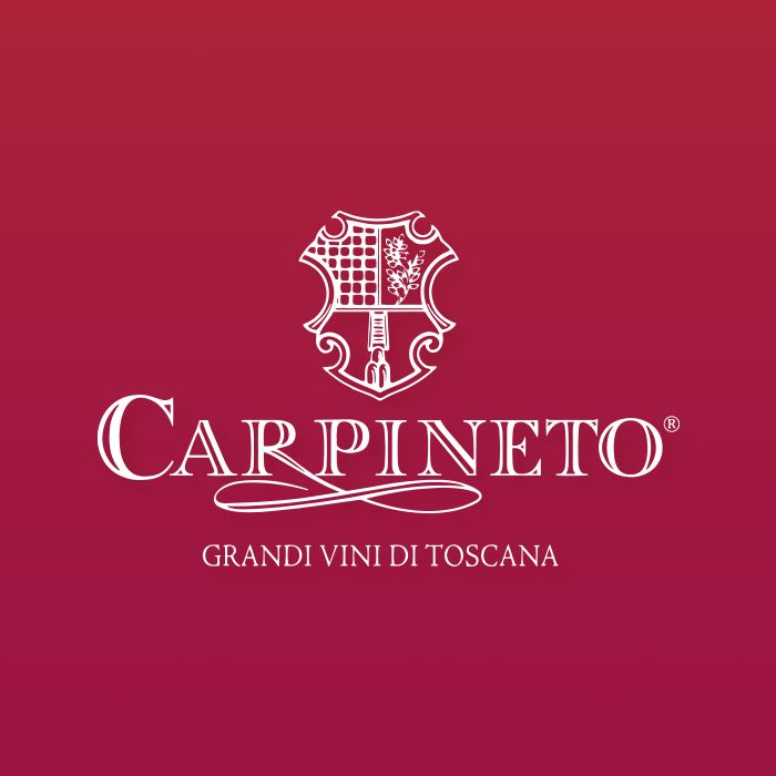logo rosso con scritta bianca di Carpineto Srl fornitore vino su ApeTime Fornitori HoreCa