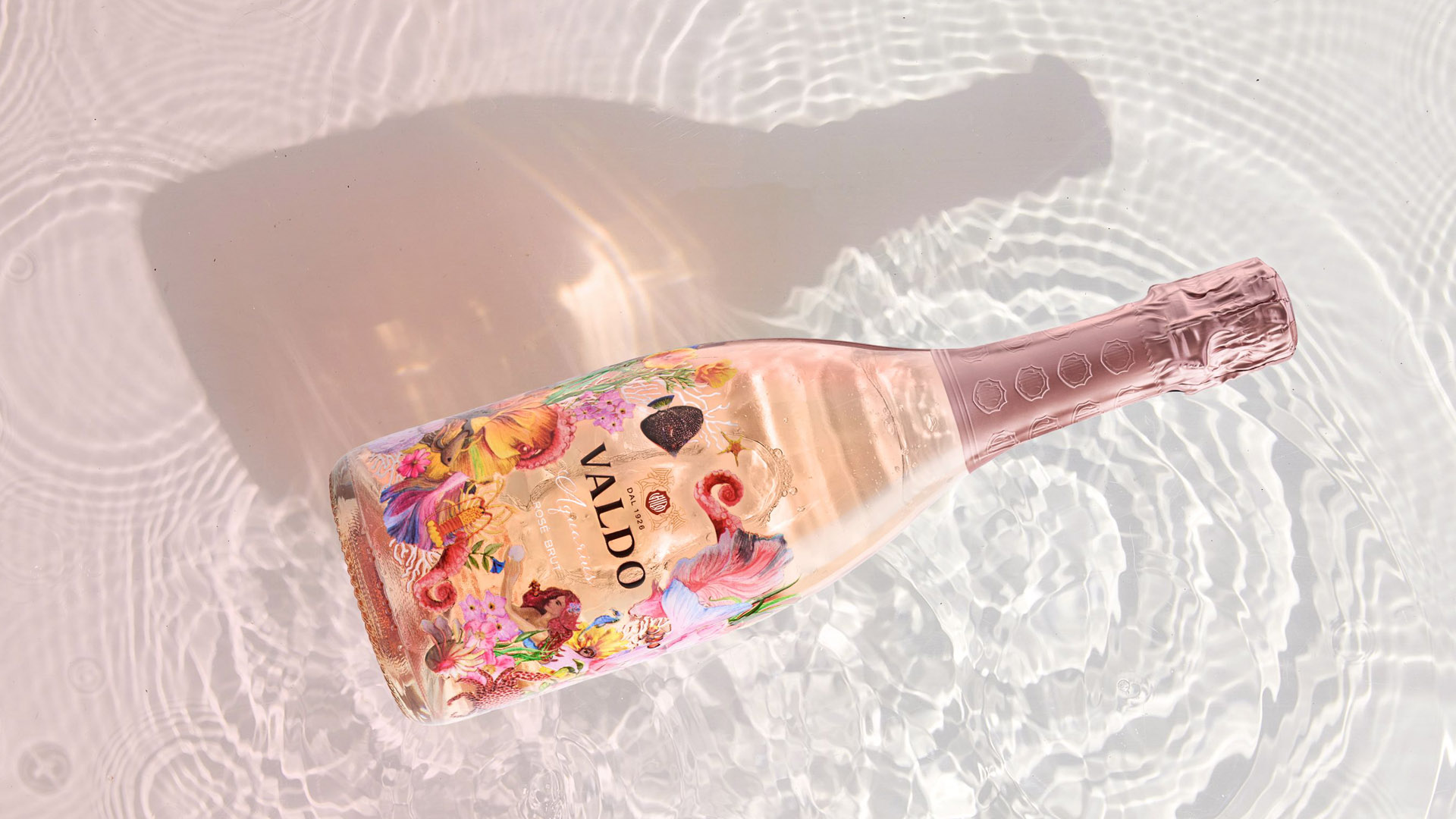 limited edition 2025 bottiglia Valdo Aquarius Rosé Brut